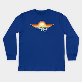 Cirrus SR22 Sunset Kids Long Sleeve T-Shirt